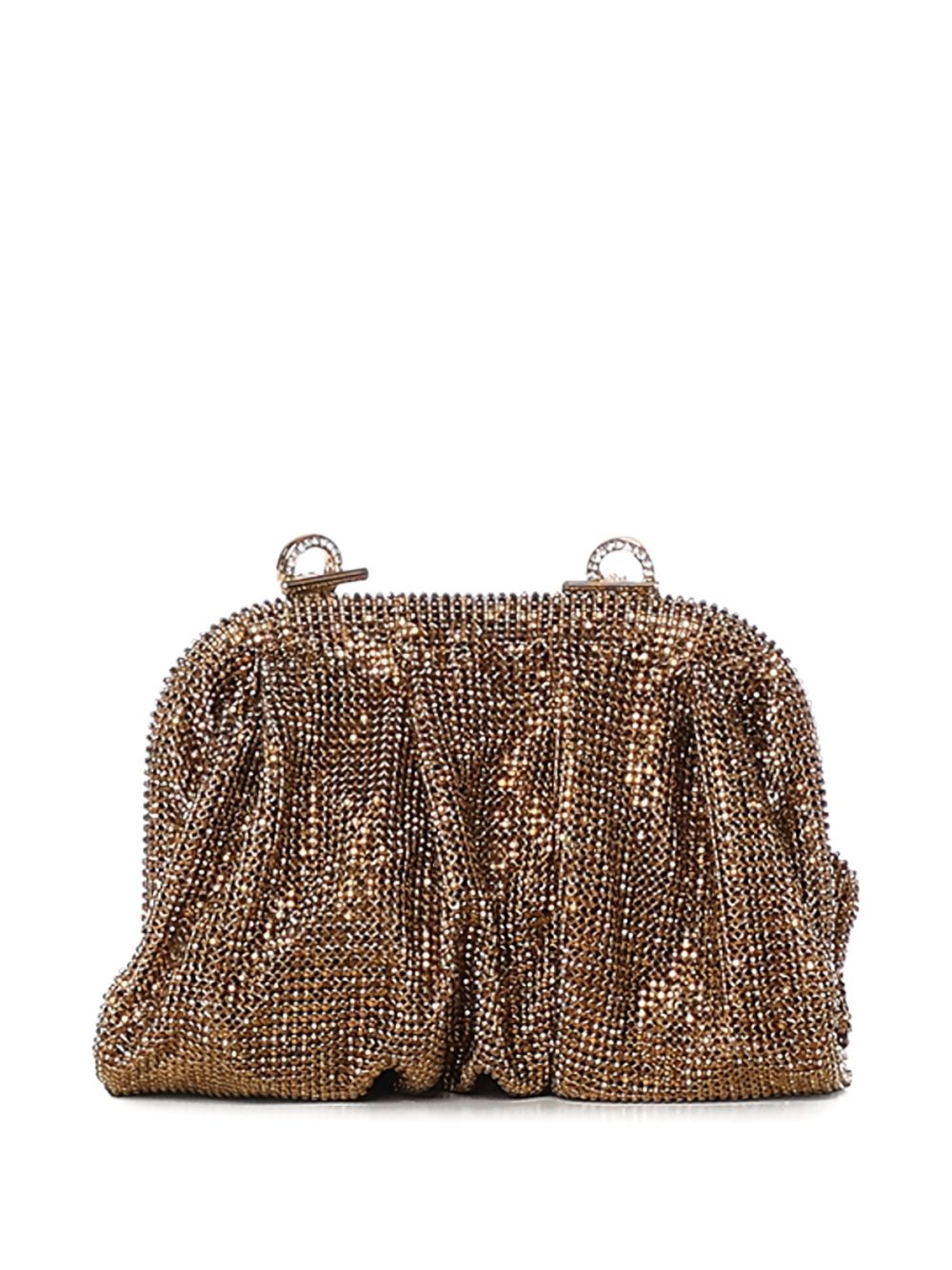 Clutch Venus con cristalli in dorato Benedetta Bruzziches - donna 