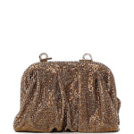 Clutch Venus con cristalli in dorato Benedetta Bruzziches - donna 