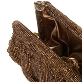 Clutch Venus con cristalli in dorato Benedetta Bruzziches - donna 