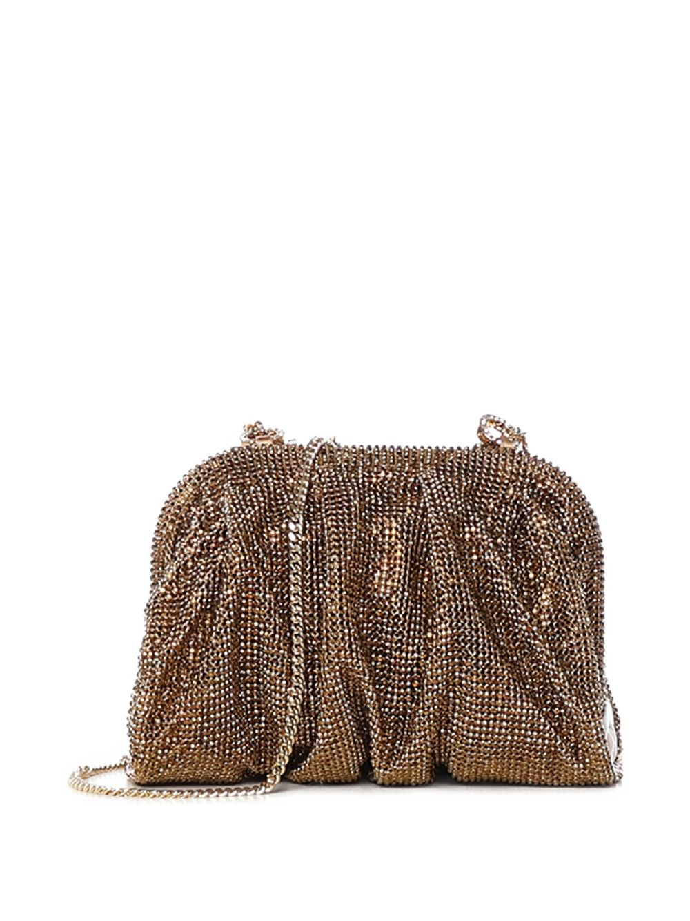 Clutch Venus con cristalli in dorato Benedetta Bruzziches - donna 