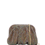 Clutch Venus piccola con cristalli multicolor Benedetta Bruzziches - donna 