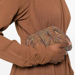 Clutch Venus piccola con cristalli multicolor Benedetta Bruzziches - donna 
