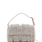 Borsa a mano con cristalli in rosa Benedetta Bruzziches - donna 