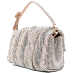 Borsa a mano con cristalli in rosa Benedetta Bruzziches - donna 