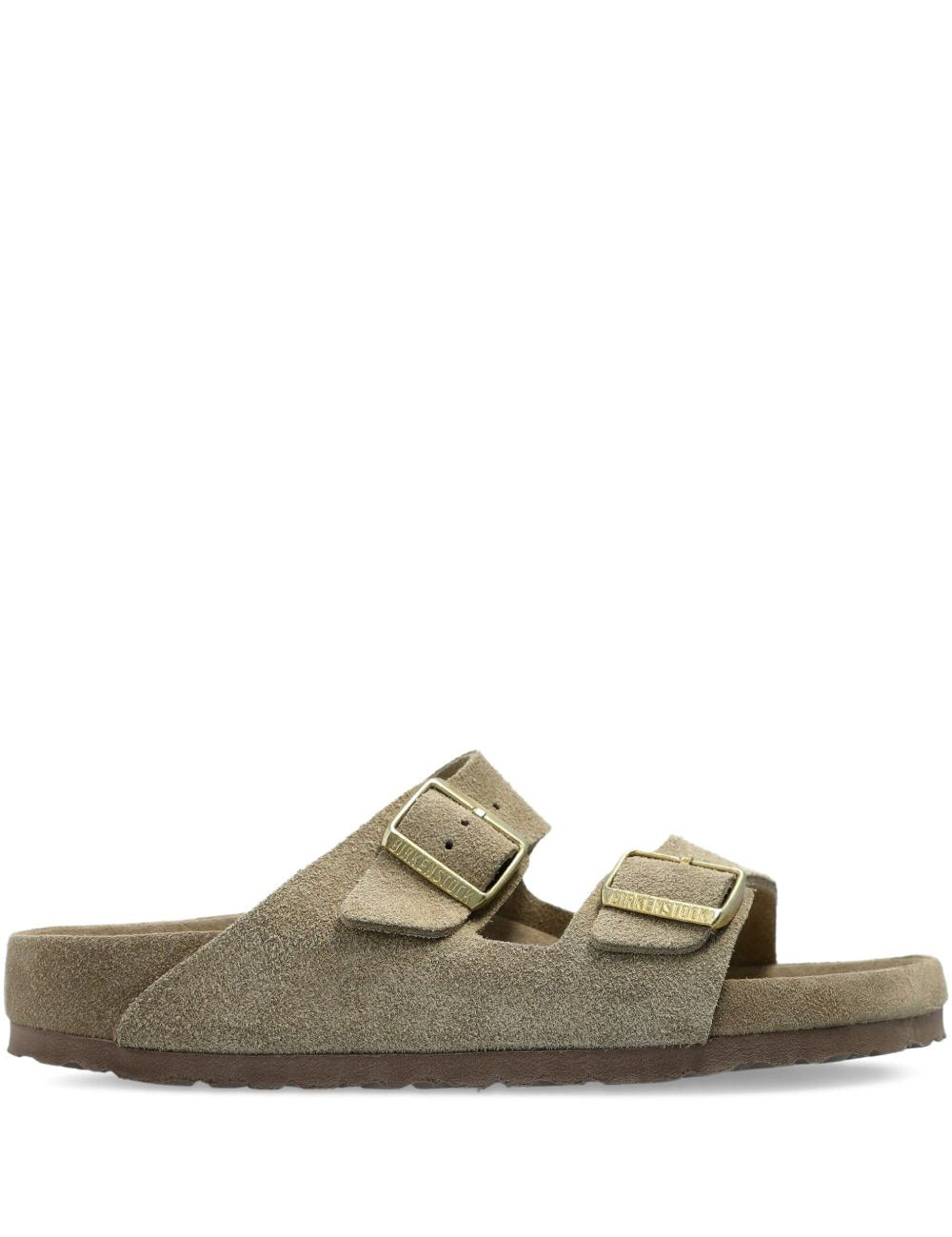 Ciabatte arizona in grigio taupe Birkenstock - unisex 