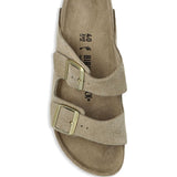 Ciabatte arizona in grigio taupe Birkenstock - unisex 