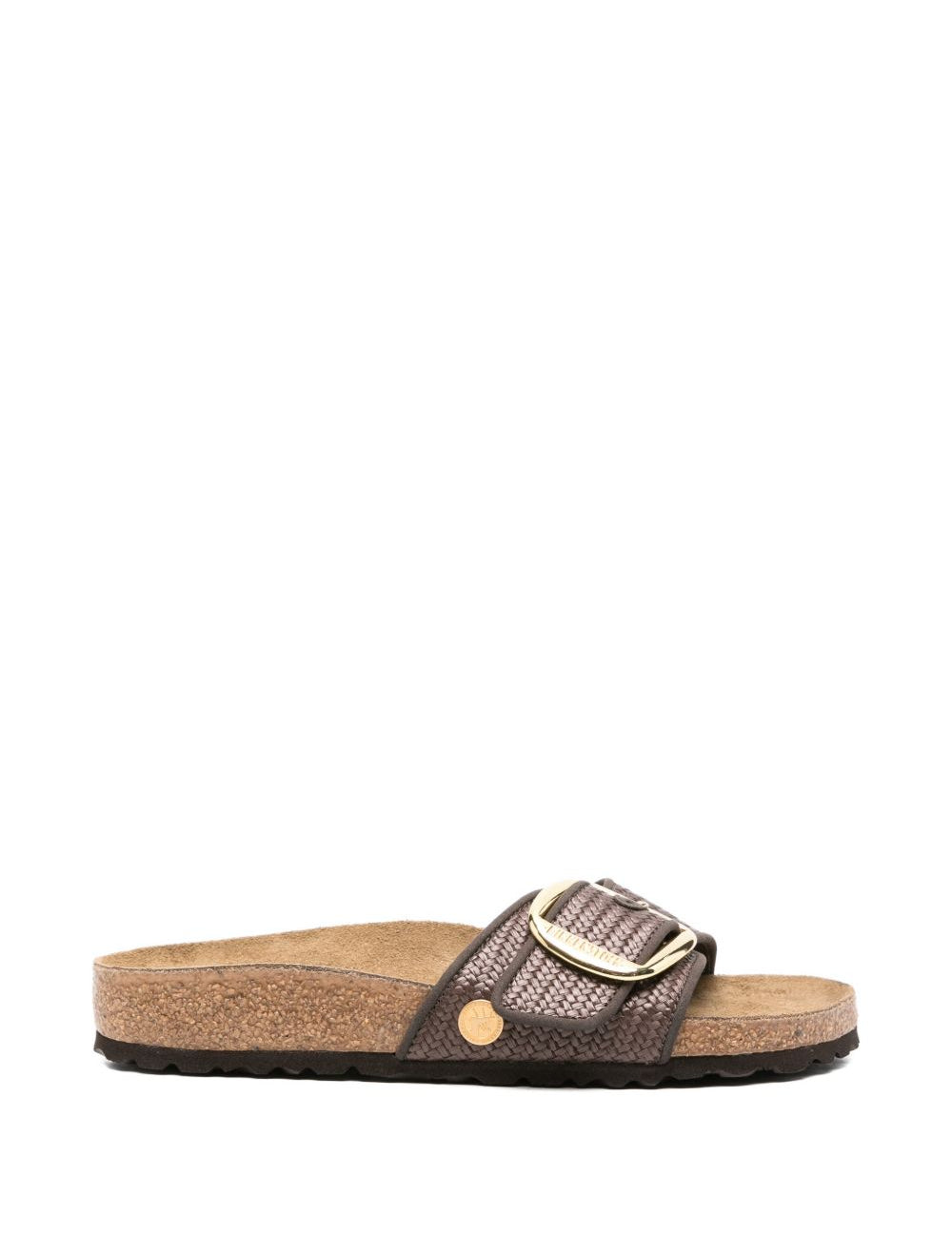 Sandali Madrid con fibbia in marrone Birkenstock - donna 
