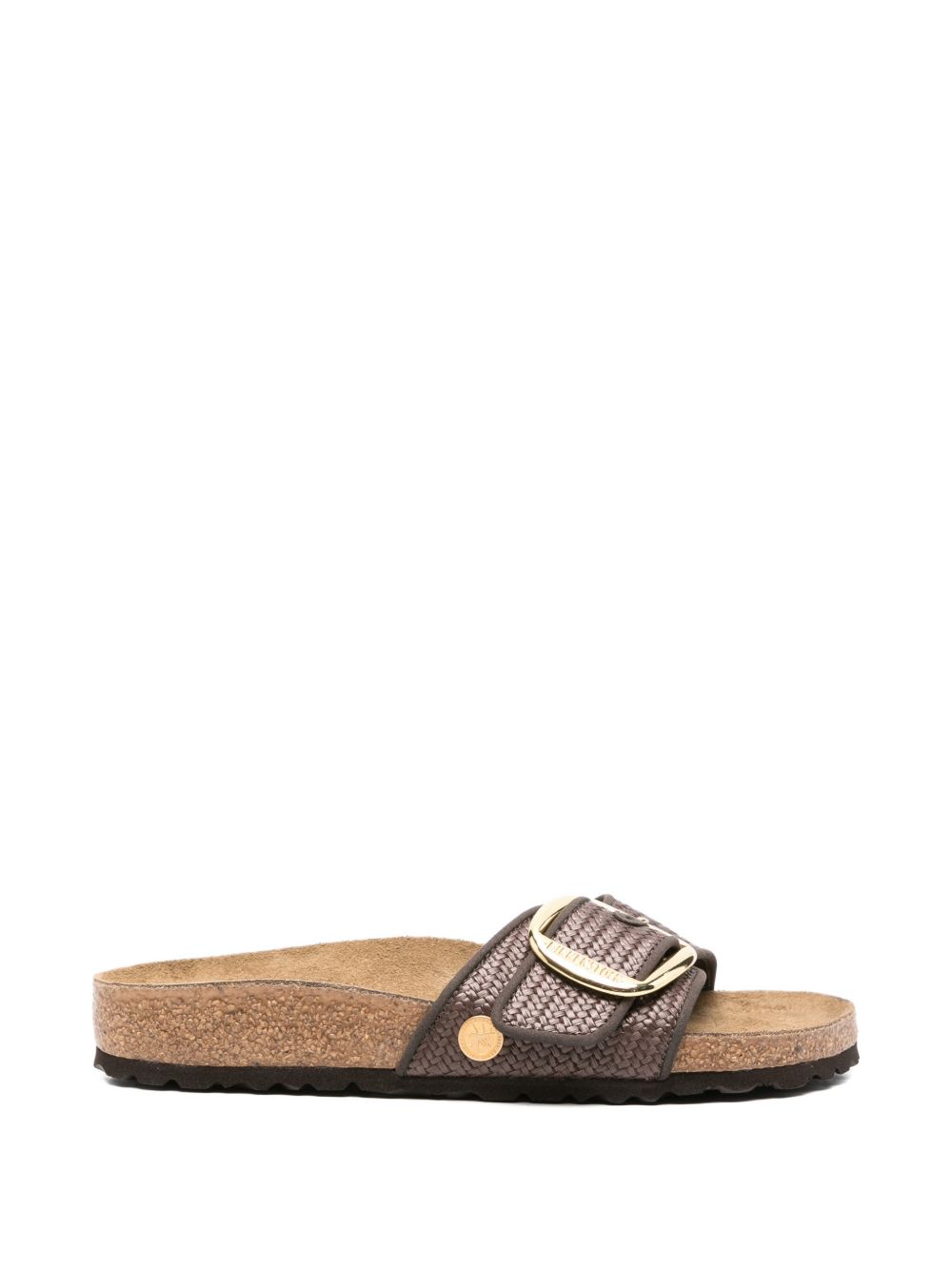 Sandali Madrid con fibbia in marrone Birkenstock - donna 