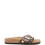 Sandali Madrid con fibbia in marrone Birkenstock - donna 