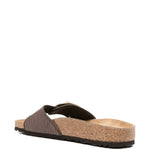 Sandali Madrid con fibbia in marrone Birkenstock - donna 