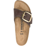 Sandali Madrid con fibbia in marrone Birkenstock - donna 