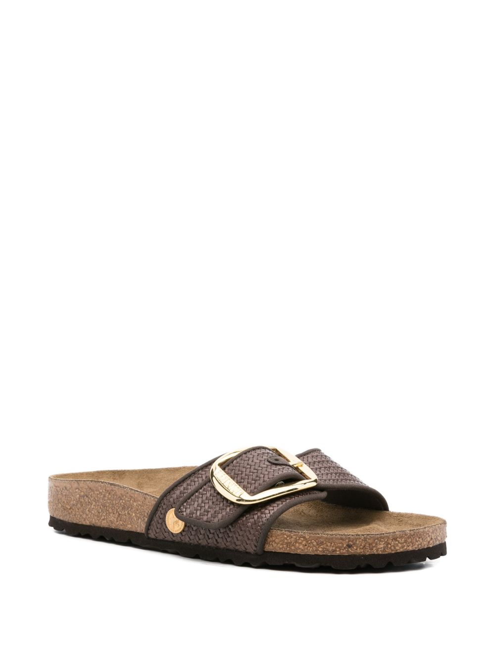 Sandali Madrid con fibbia in marrone Birkenstock - donna 