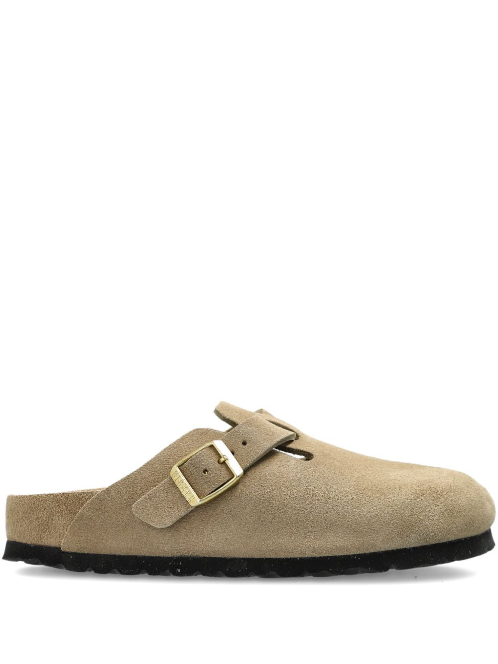 Mules Boston con fibbia e cinturino in beige Birkenstock - unisex 