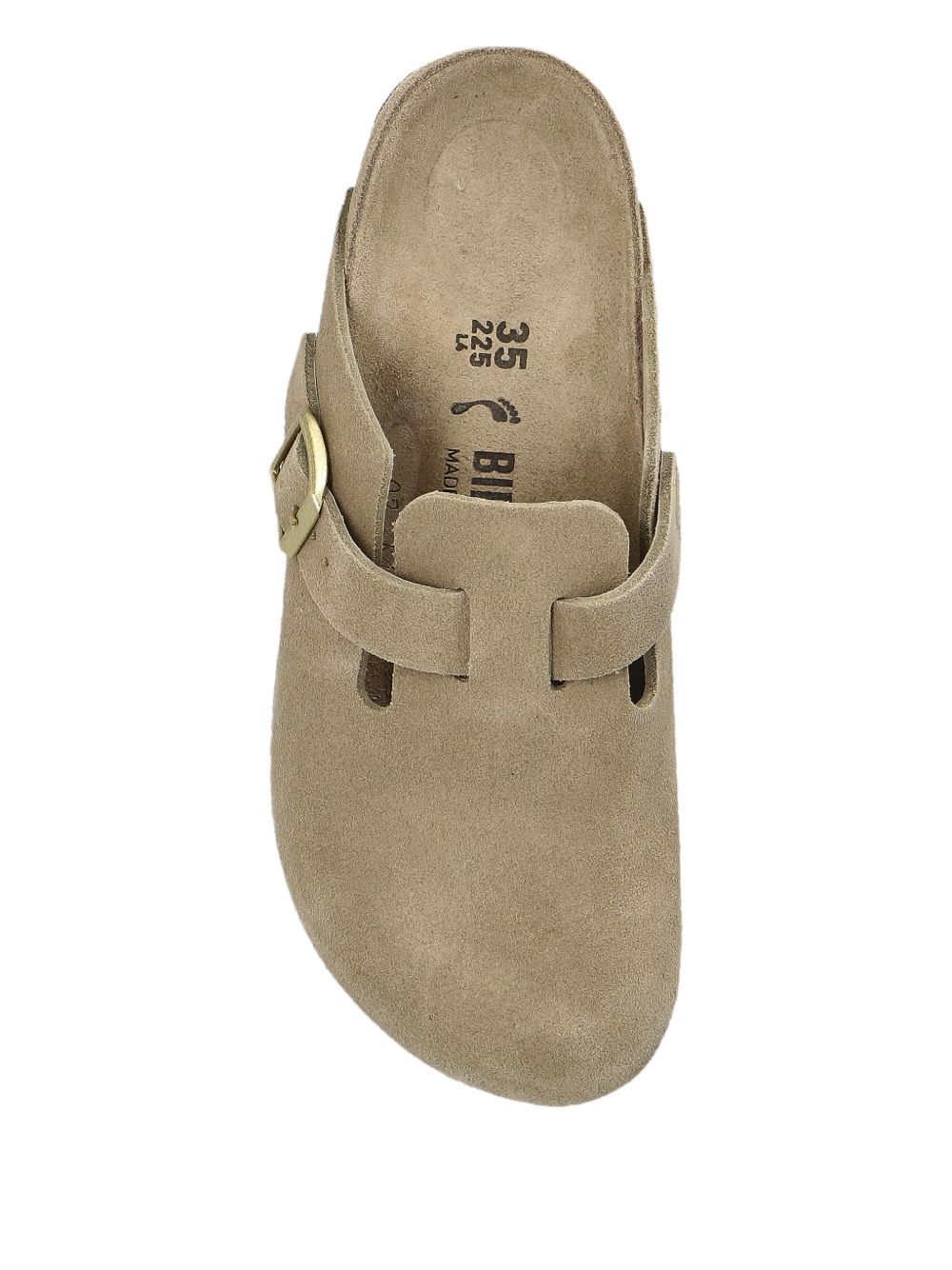 Mules Boston con fibbia e cinturino in beige Birkenstock - unisex 