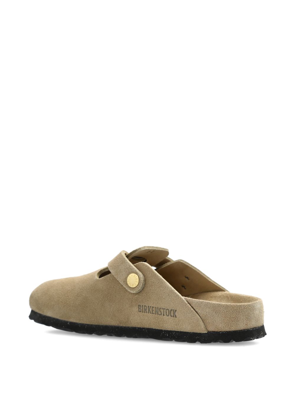 Mules Boston con fibbia e cinturino in beige Birkenstock - unisex 