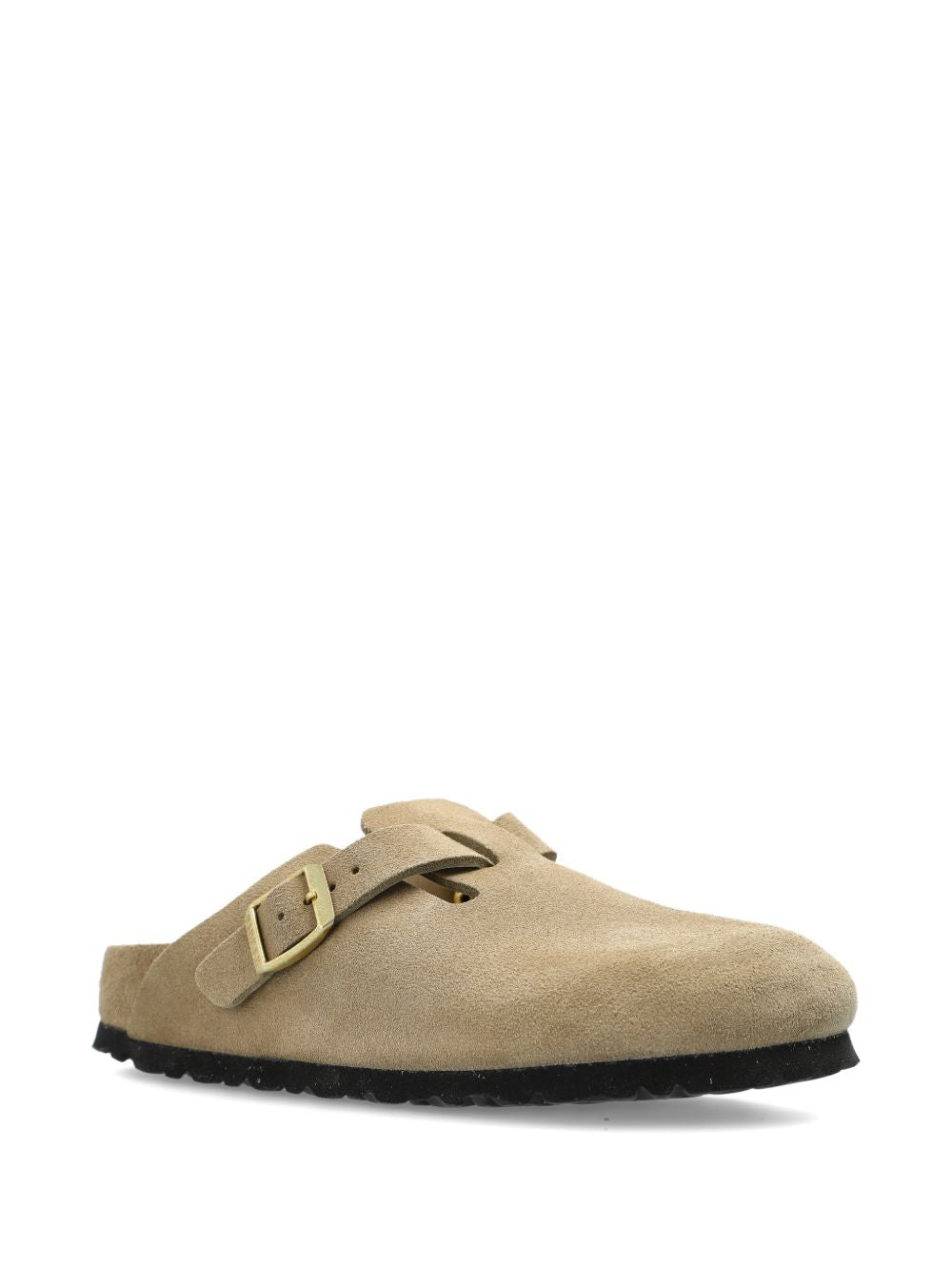 Mules Boston con fibbia e cinturino in beige Birkenstock - unisex 
