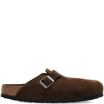 Mules Boston con fibbia e cinturino in marrone Birkenstock - unisex 