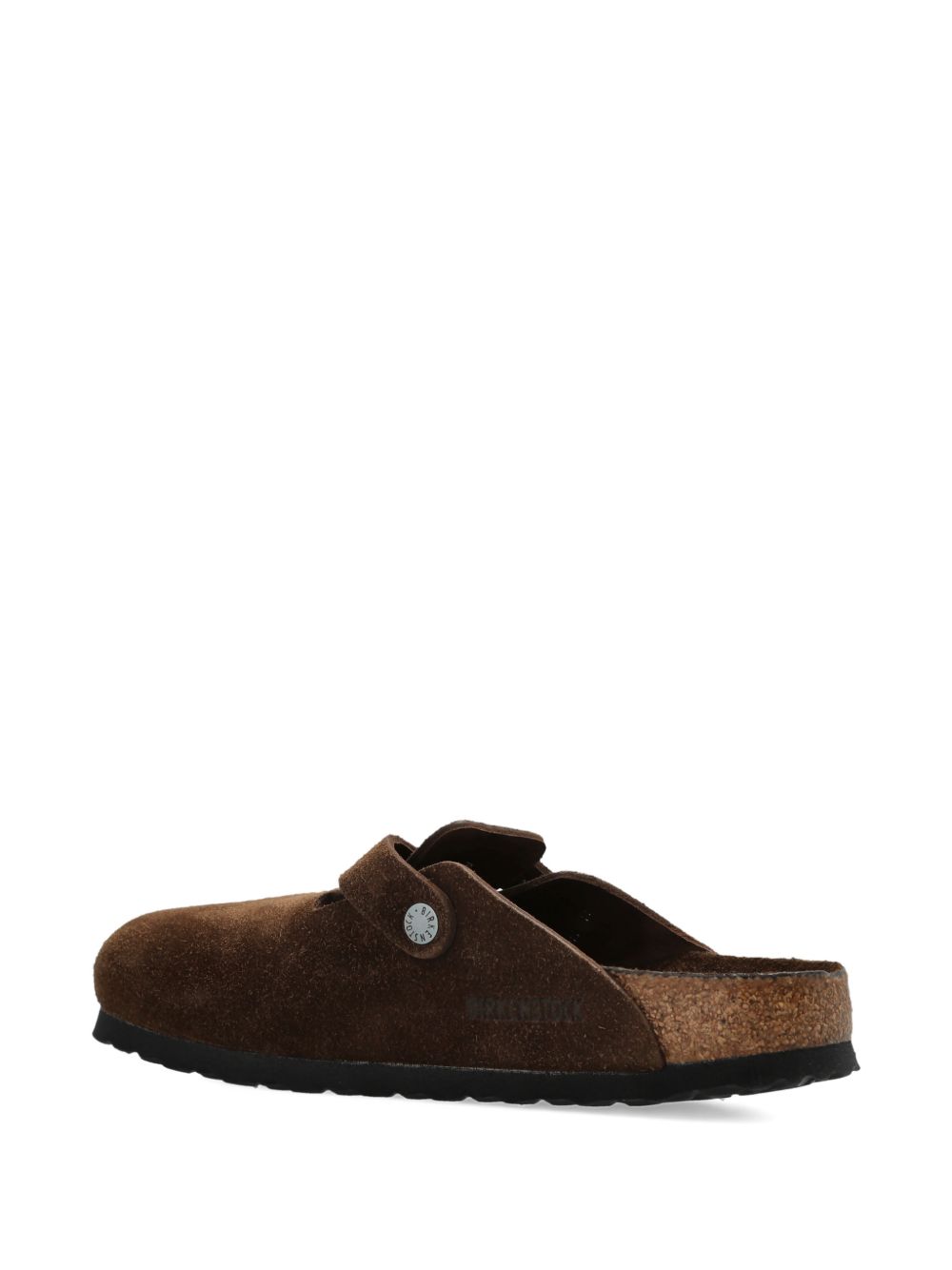 Mules Boston con fibbia e cinturino in marrone Birkenstock - unisex 