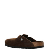 Mules Boston con fibbia e cinturino in marrone Birkenstock - unisex 