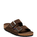Sandali Arizona in pelle scamosciata con fibbia in marrone Birkenstock - unisex 