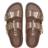 Sandali Arizona con fibbia in marrone Birkenstock - unisex 