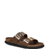 Sandali Arizona con fibbia in marrone Birkenstock - unisex 