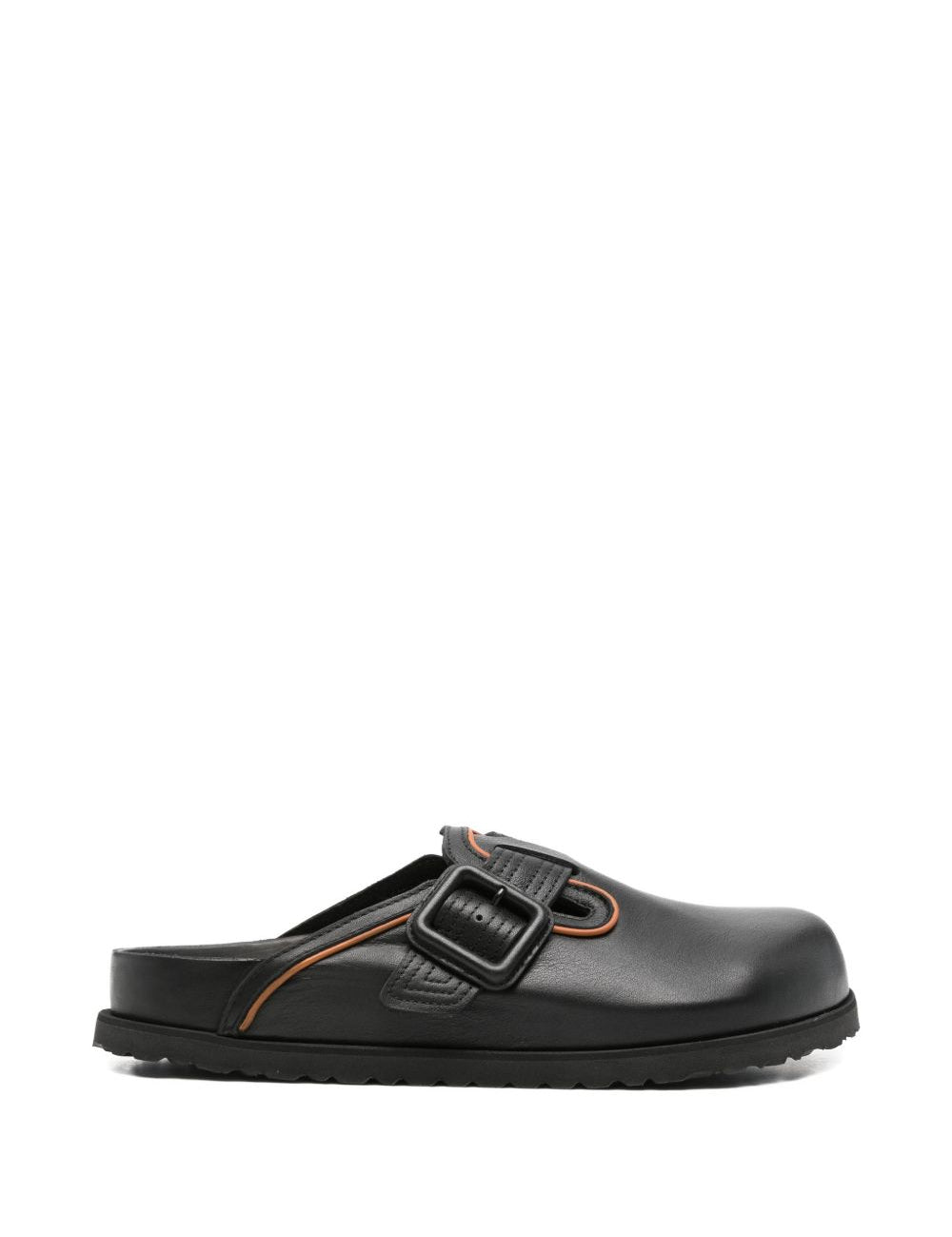 Mules in pelle con fibbia in nero Birkenstock 1774 - uomo 