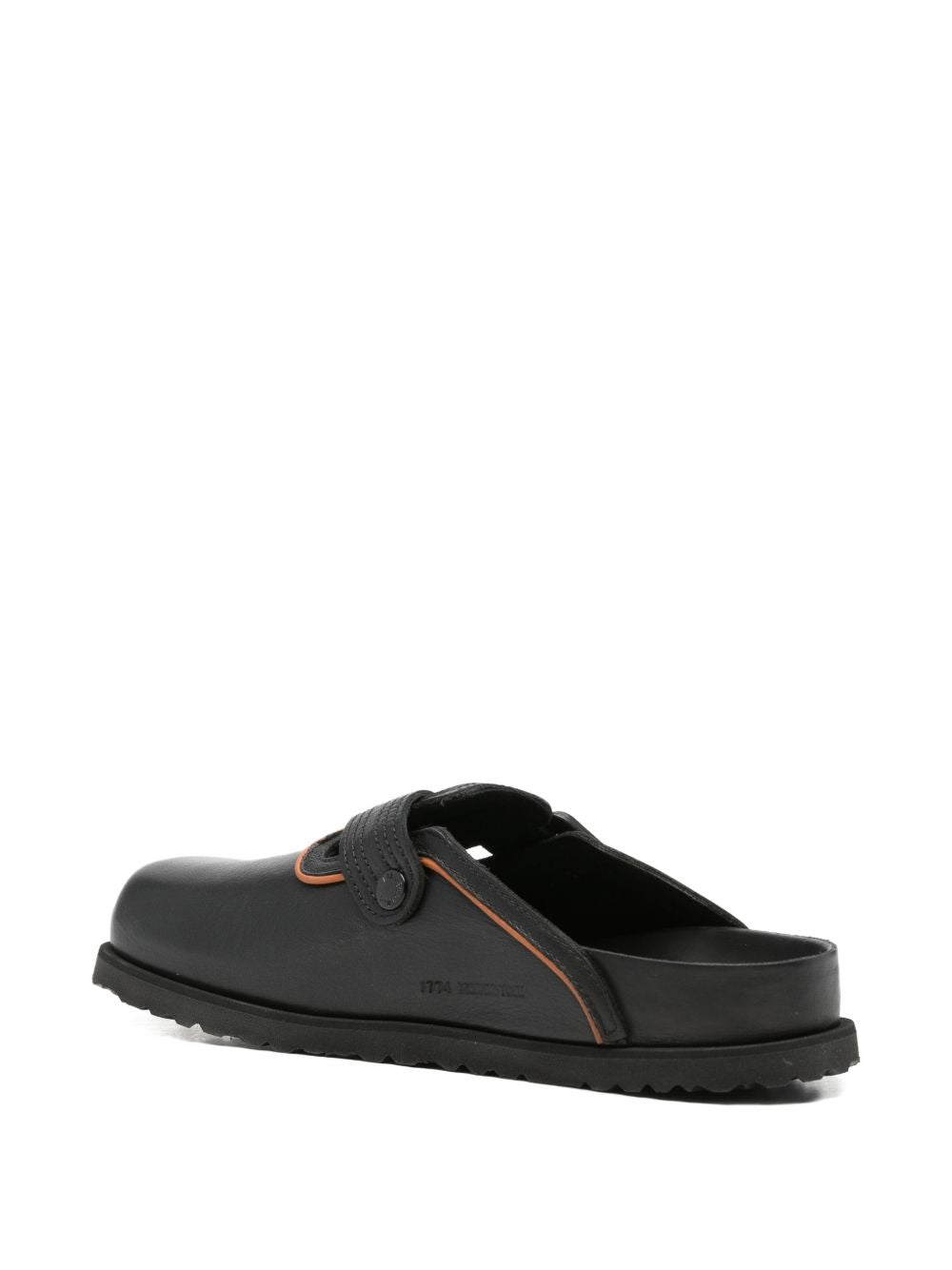Mules in pelle con fibbia in nero Birkenstock 1774 - uomo 