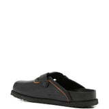 Mules in pelle con fibbia in nero Birkenstock 1774 - uomo 