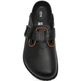 Mules in pelle con fibbia in nero Birkenstock 1774 - uomo 