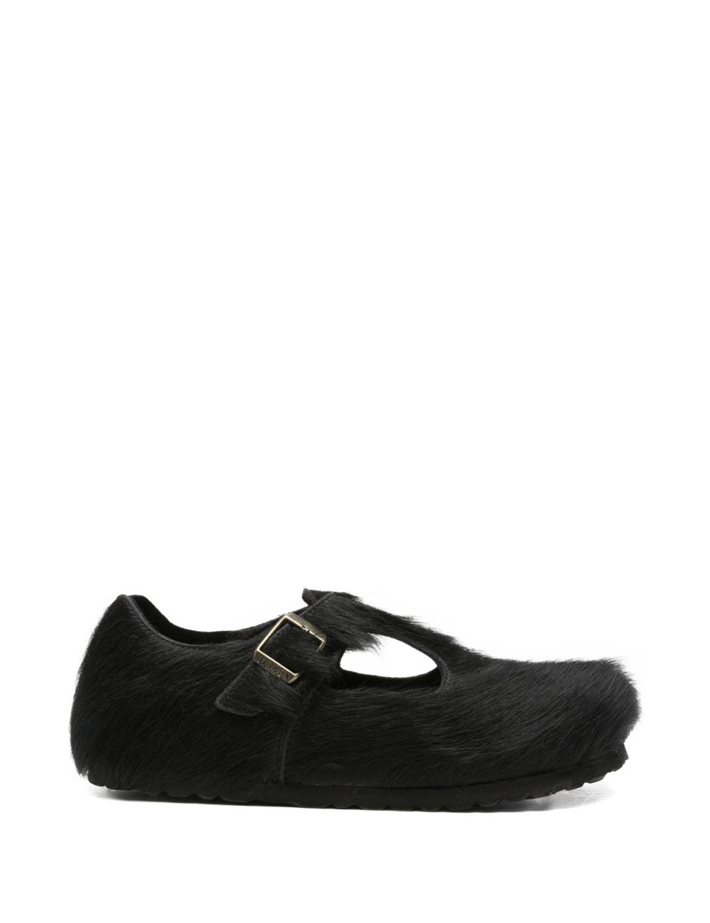 Mocassini in suede paris the rebel in nero Birkenstock x sftm - donna 