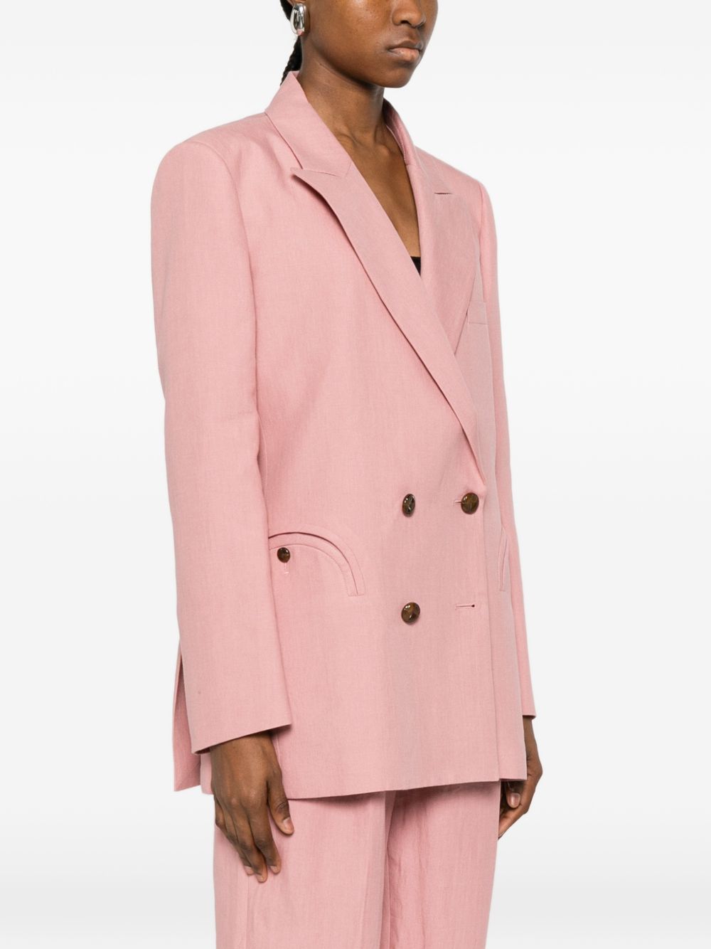 Blazer doppiopetto in rosa Blazé milano - donna 