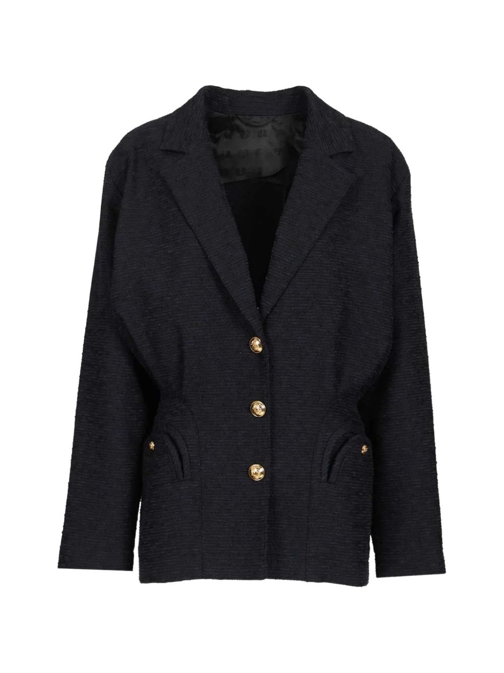Blazer Esense avvitato con drappeggio in blu navy BLAZÉ MILANO - donna 