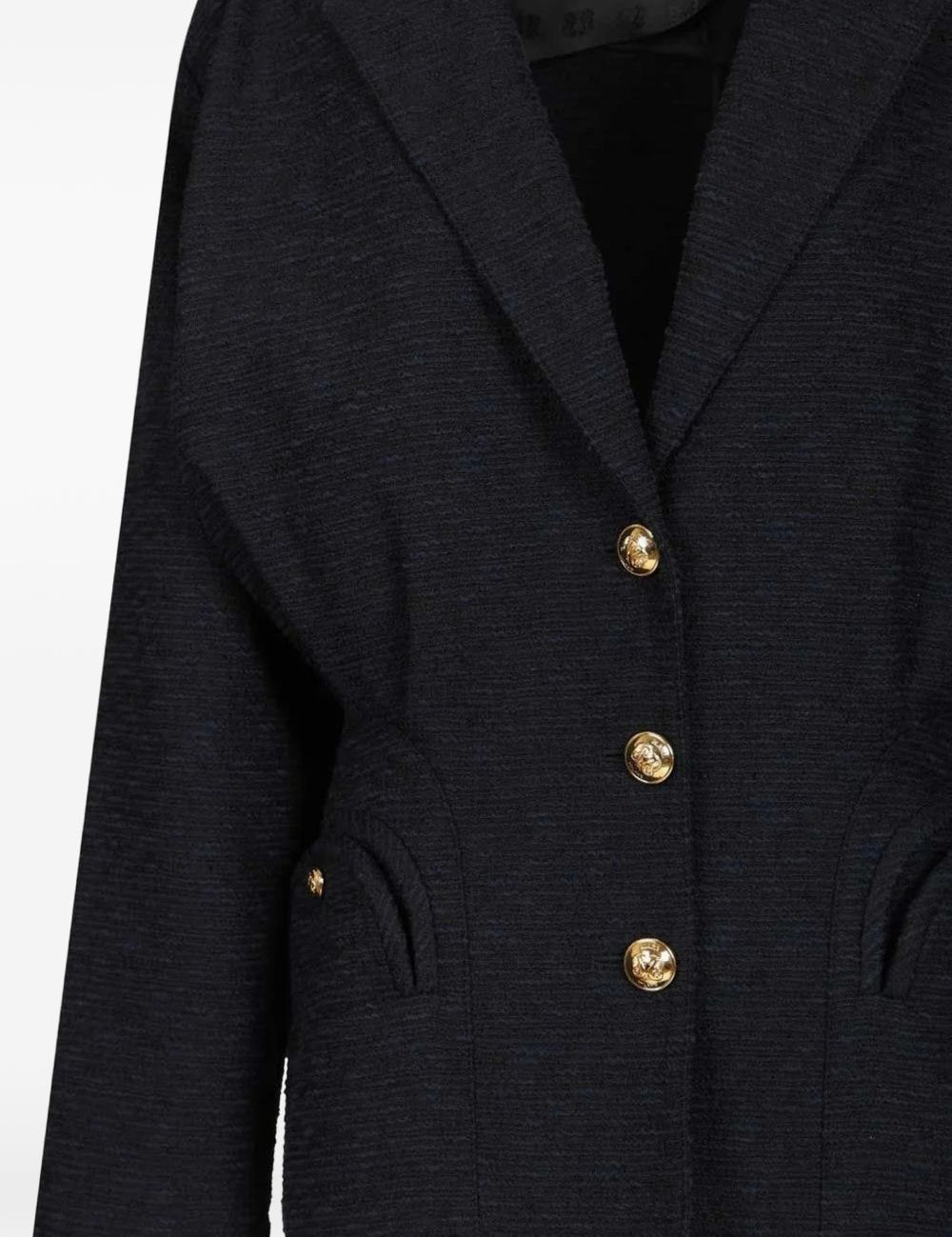 Blazer Esense avvitato con drappeggio in blu navy BLAZÉ MILANO - donna 