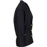 Blazer Esense avvitato con drappeggio in blu navy BLAZÉ MILANO - donna 