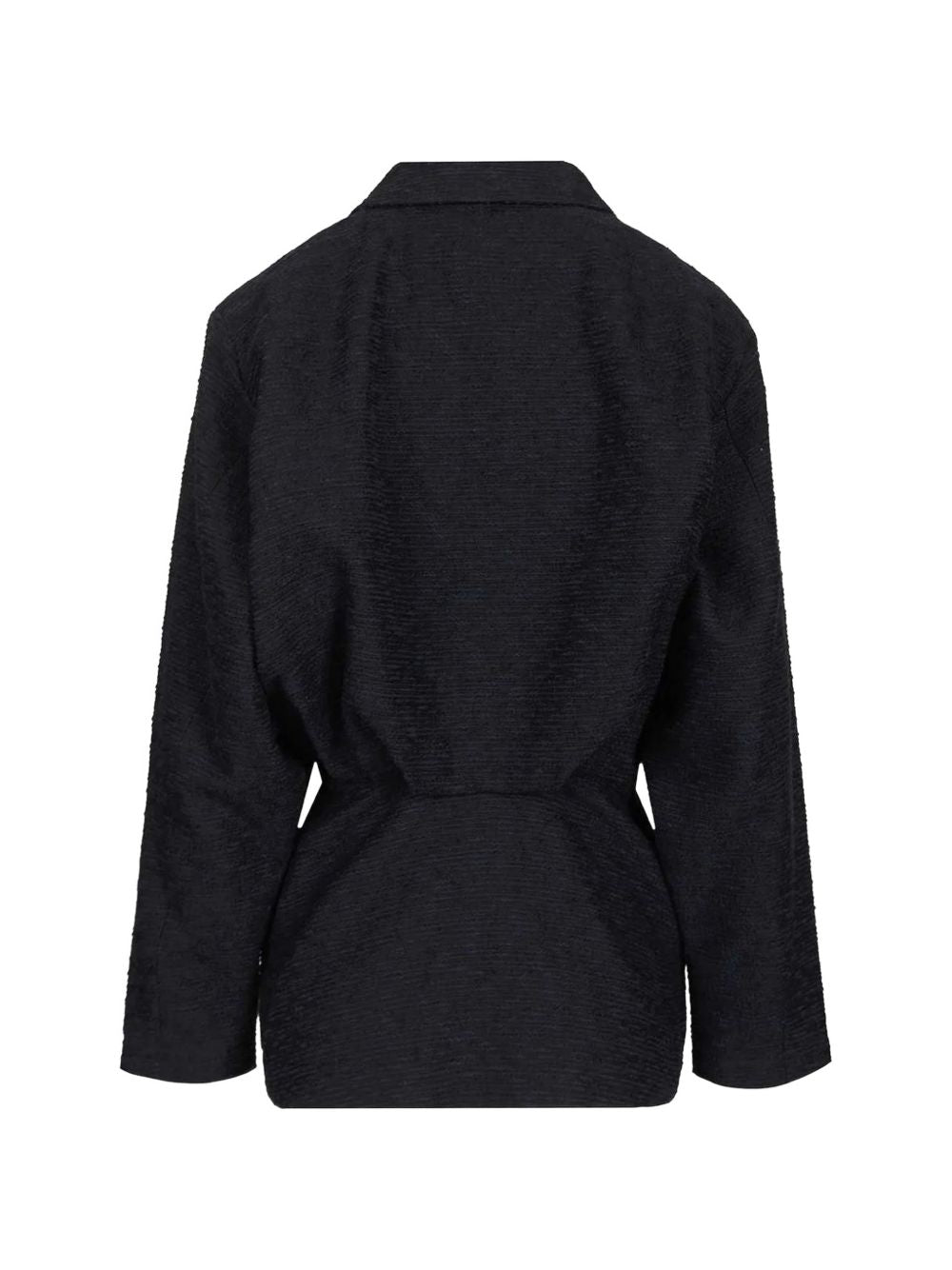Blazer Esense avvitato con drappeggio in blu navy BLAZÉ MILANO - donna 