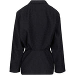 Blazer Esense avvitato con drappeggio in blu navy BLAZÉ MILANO - donna 