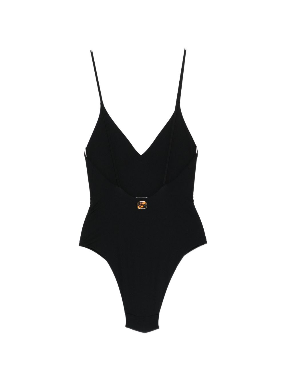 Costume da bagno con scollo a v in nero Blazé milano - donna 