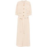 Abito con cintura in beige Blazé milano - donna 