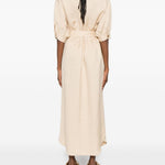 Abito con cintura in beige Blazé milano - donna 
