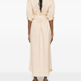 Abito con cintura in beige Blazé milano - donna 