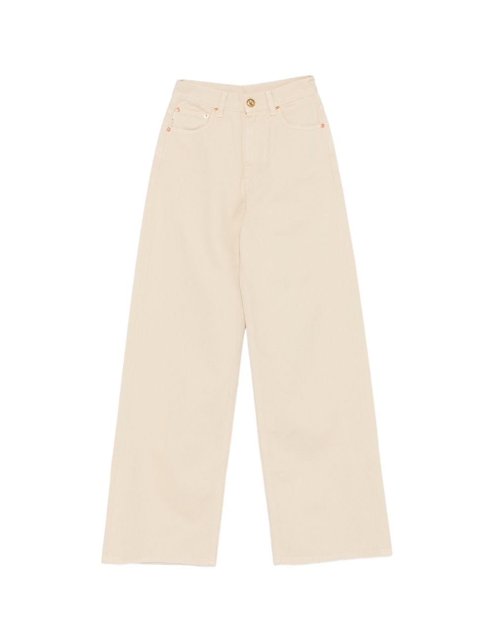 Jeans a gamba ampia npriida in beige Blazè Milano - donna 