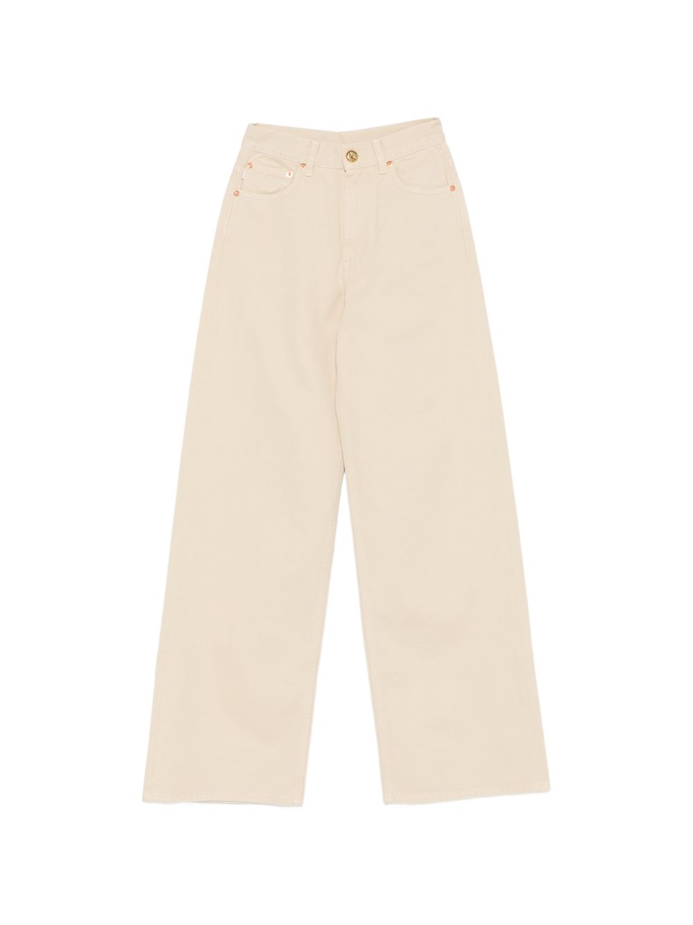 Jeans a gamba ampia npriida in beige Blazè Milano - donna 