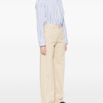 Jeans a gamba ampia npriida in beige Blazè Milano - donna 