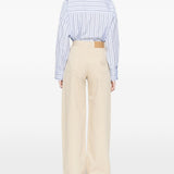 Jeans a gamba ampia npriida in beige Blazè Milano - donna 