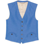 Gilet con tasche anteriori in blu Blazé milano - donna 