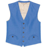 Gilet con tasche anteriori in blu Blazé milano - donna 
