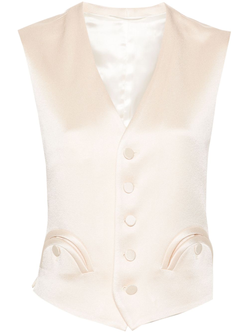 Gilet Novalis Feral in beige Blazé milano - donna 