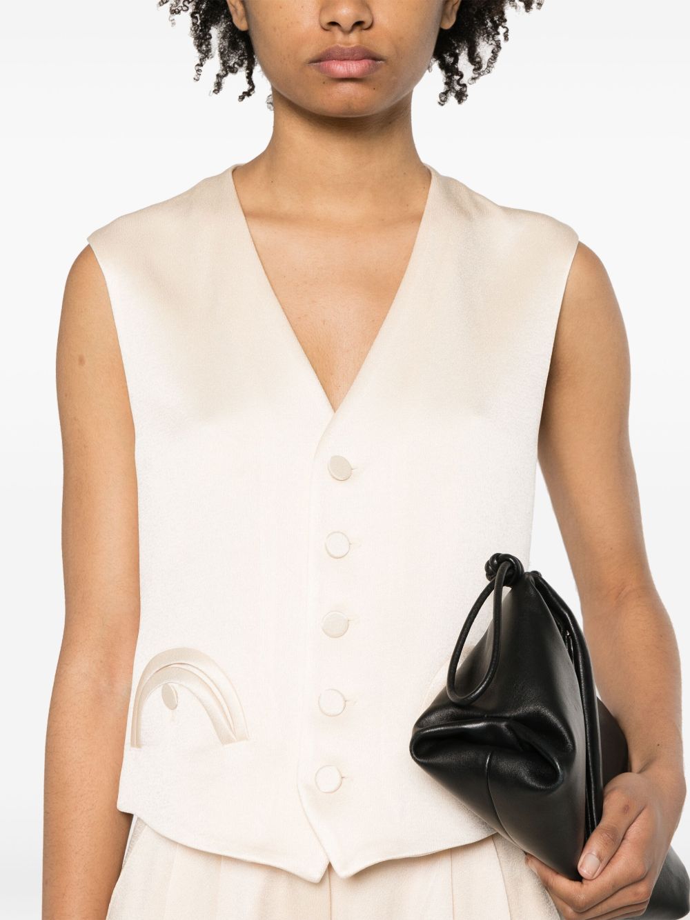 Gilet Novalis Feral in beige Blazé milano - donna 