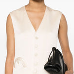 Gilet Novalis Feral in beige Blazé milano - donna 